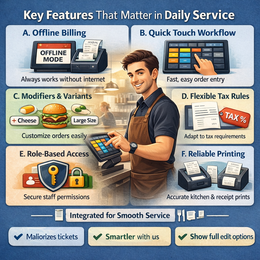 Key feature in daily service